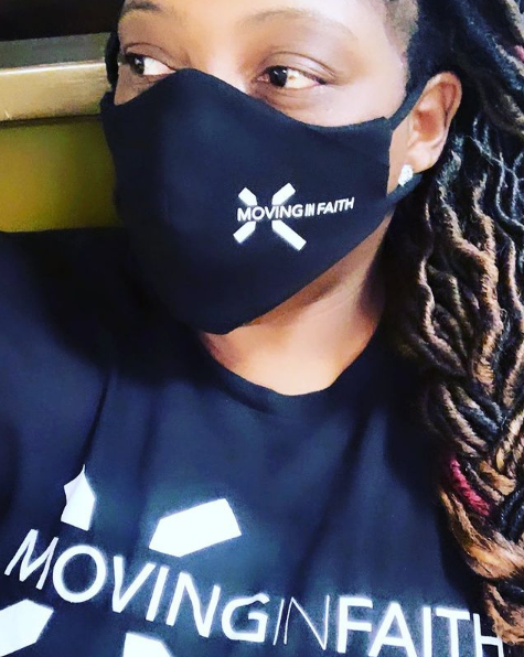 Moving In Faith Face Mask
